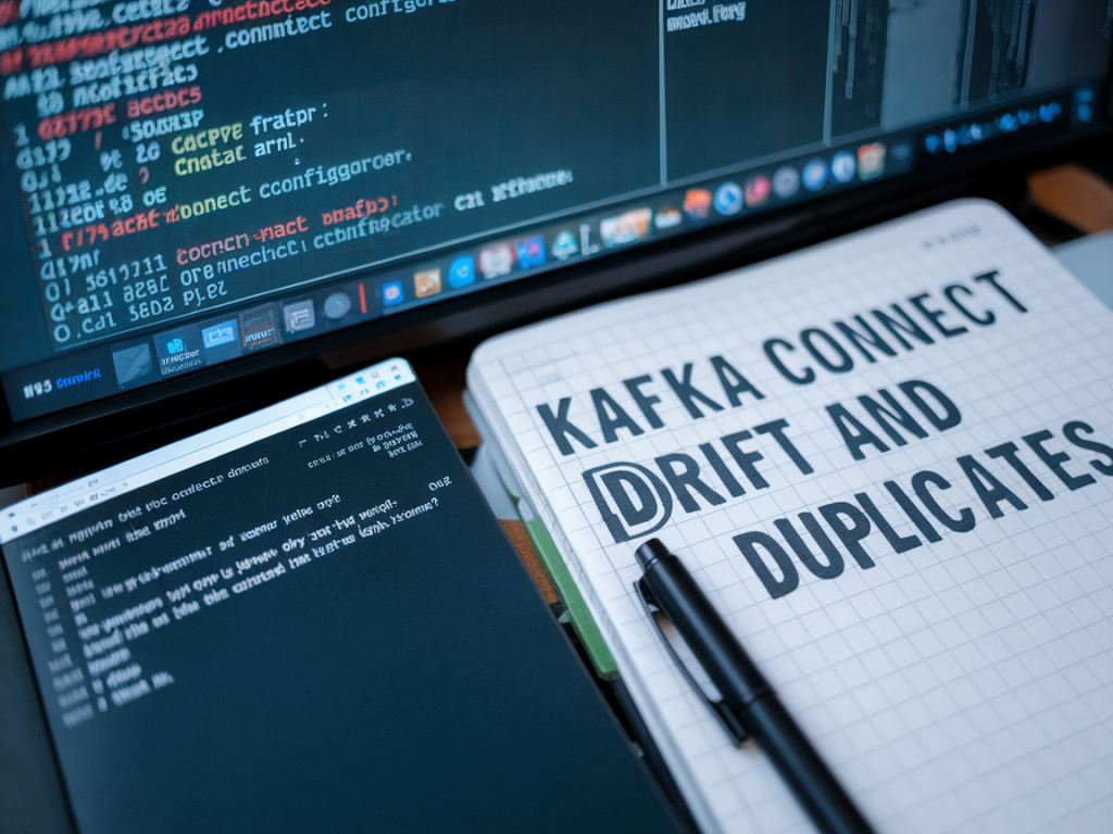 Wie Sie bei near‑real‑time‑replication mit kafka‑connect drift und doublons automatisiert entdecken und beheben