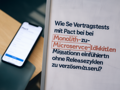 Wie sie vertragstests mit pact bei monolith‑zu‑microservice‑migrationen einführen, ohne releasezyklen zu verzögern