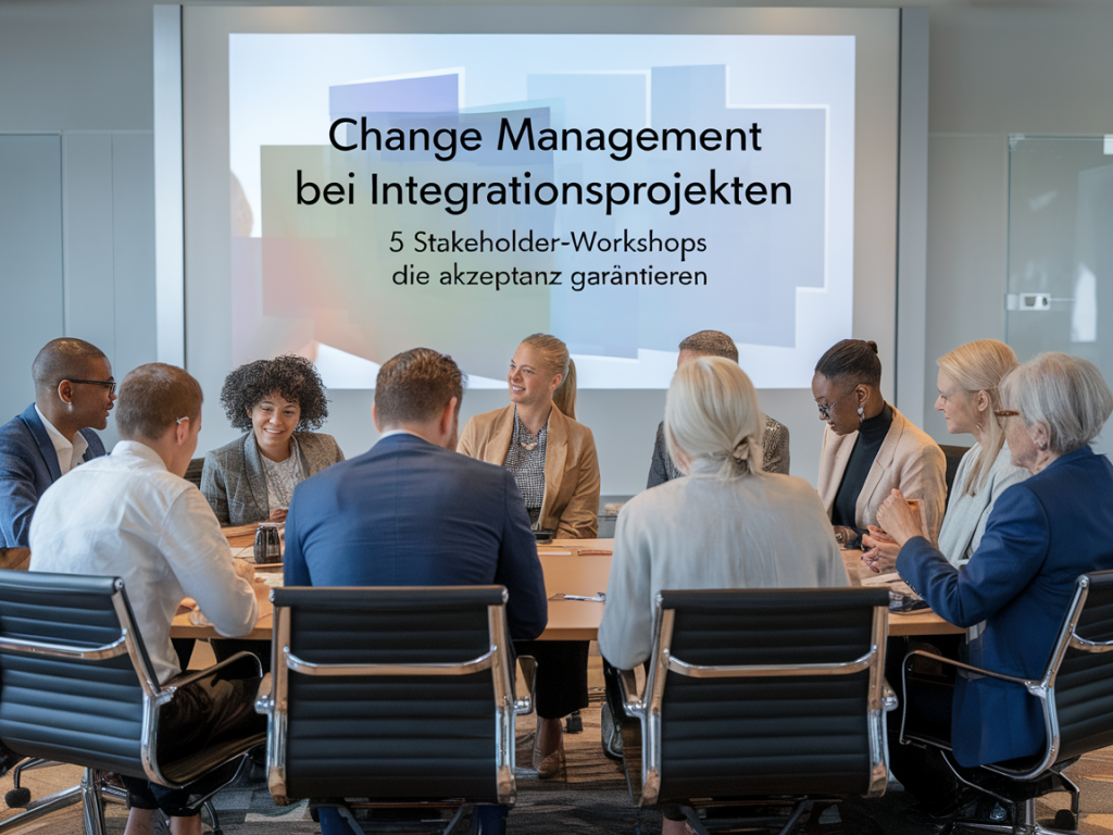 Change management bei integrationsprojekten: 5 stakeholder‑workshops, die Akzeptanz garantieren
